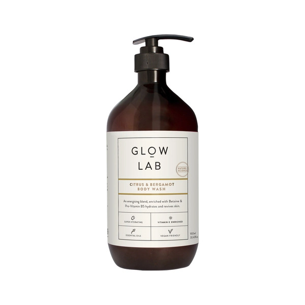 Glow Lab Citrus & Bergamot Body Wash 900mL