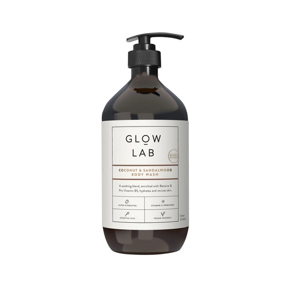 Glow Lab Coconut & Sandalwood Body Wash 900mL