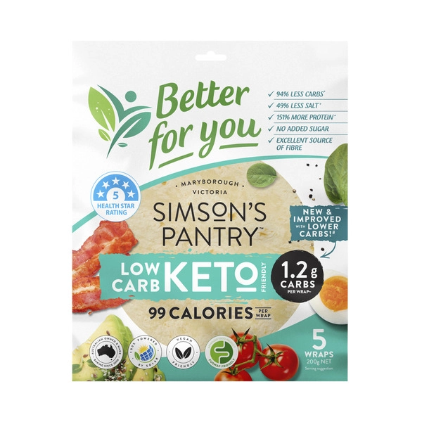 Simson's Pantry Low Carb Keto 5 pack 200g