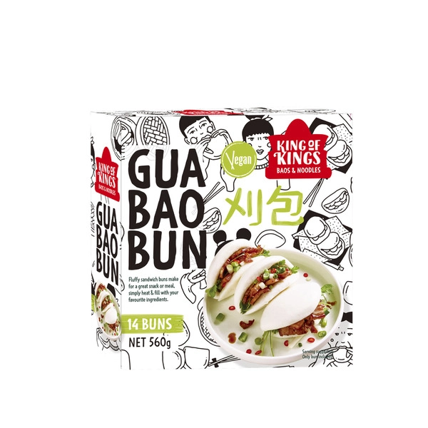 King Of Kings KING OF KINGS GUA BAO BUN 560G 