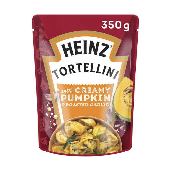 Heinz Tortellini Three Cheese Pasta Meal Creamy Pumpkin & Garlic 350g