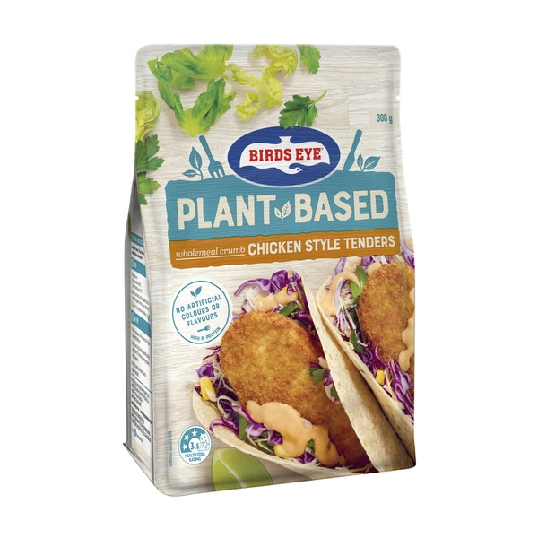 Birds Eye Plant Based Wholemeal Crumb Chicken Tenders 300g