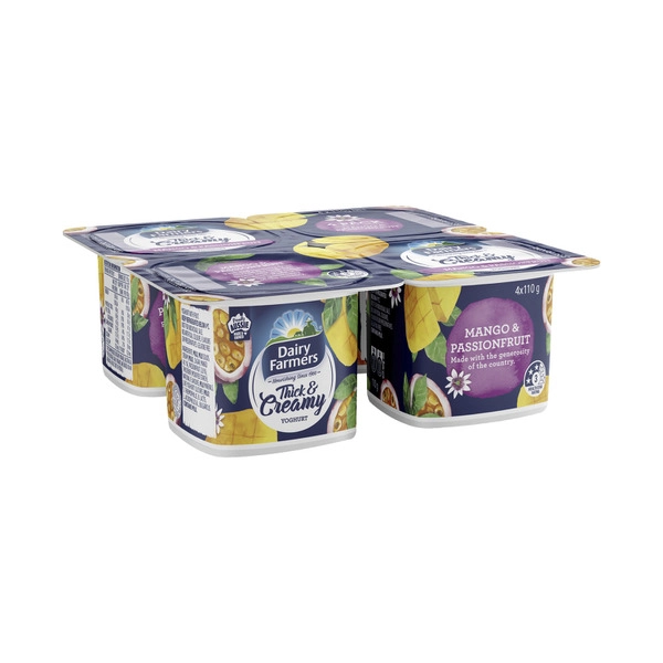 Dairy Farmers Thick & Creamy Yoghurt Mango Passionfruit 440g