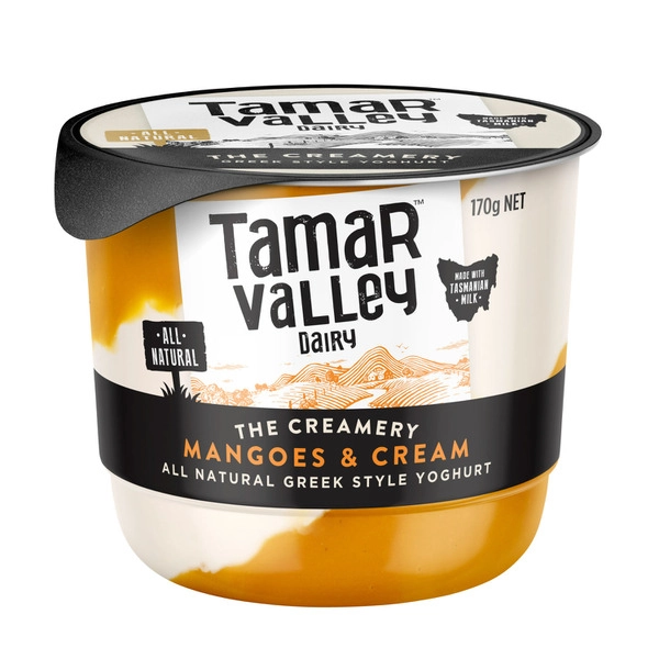 Tamar Valley The Creamery Yoghurt Mangoes & Cream 170g