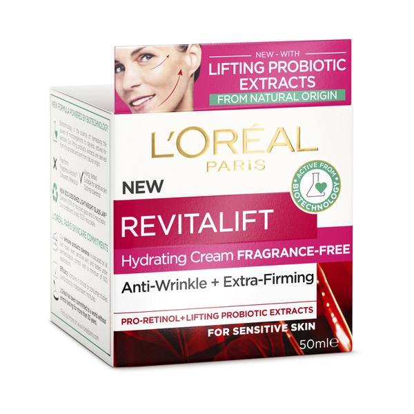 L'Oreal Revitalift Classic Fragrance Free Day Moisturiser 50mL