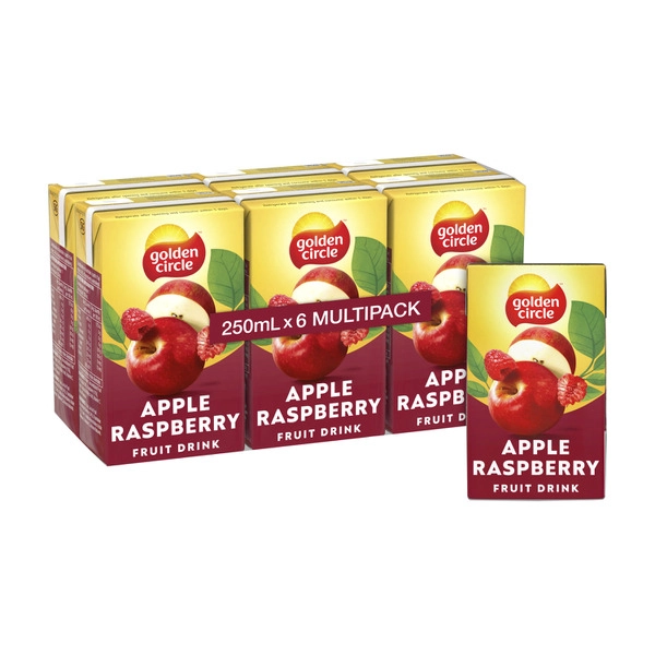 Golden Circle Apple Raspberry Drink Tetra 250mL 6 pack