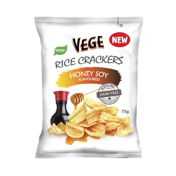 Vege Crackers Honey Soy Flavoured 75g