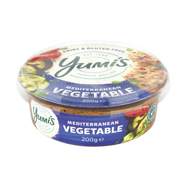 Yumi's Mediterranean Vegetable Dip 200g