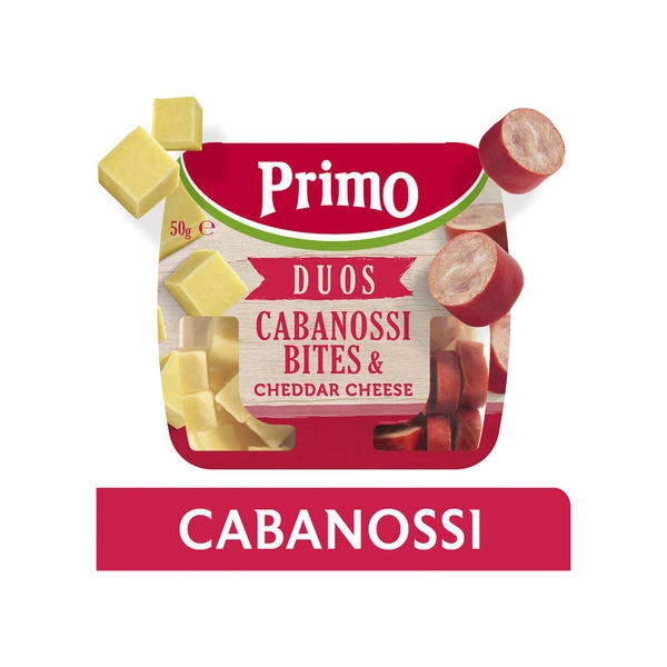 Primo Duos Cabanossi And Cheese 50g