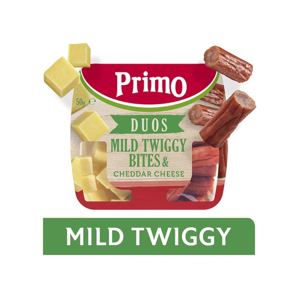 Primo Duos Mild Twiggy Bites And Cheese 50g