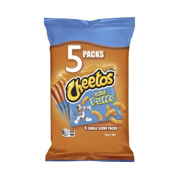 Cheetos Mini Puffs CHEETOS MINI PUFFS 5 PACK 75G 