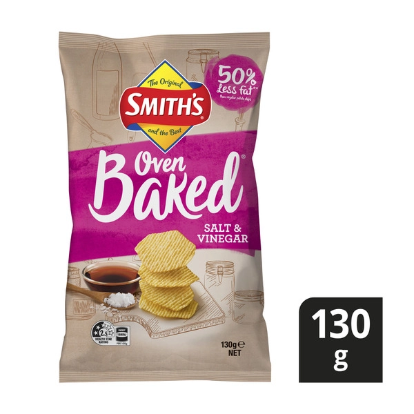 Smiths Baked Salt & Vinegar 130g