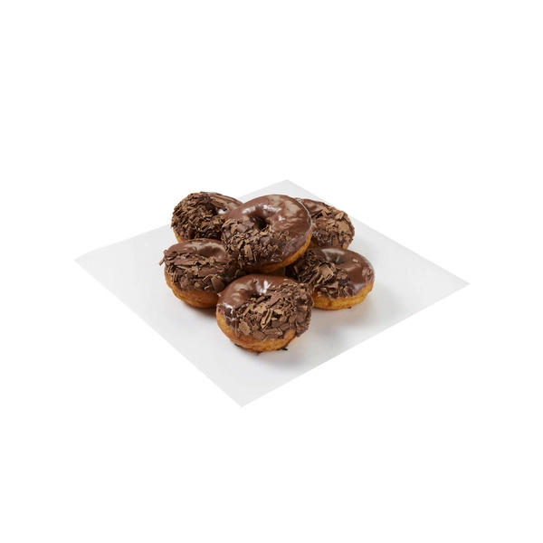 Coles Bakery Extra Choc Iced Donut 6 pack