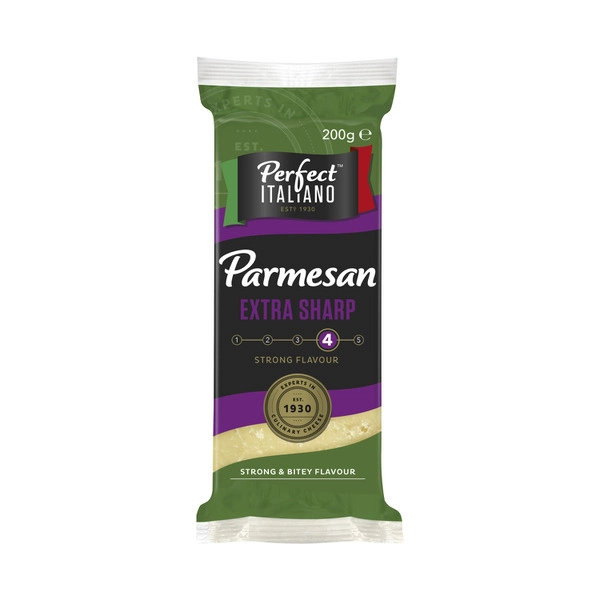 Perfect Italiano Cheese Extra Sharp Parmesan Block 200g