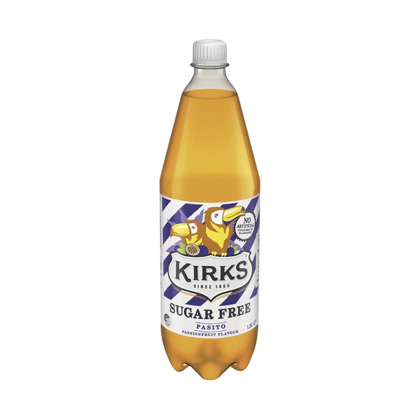 Kirks Soft Drink KIRKS SOFT DRINK 1.25L:PASITO SUGAR FREE:.:1.25 LITRE 