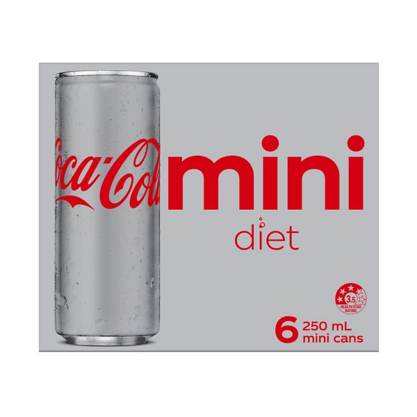 Cca 6 Pack Diet CCA SOFT DRINK 250ML 6PACK:COLA DIET:.:6 PACK 