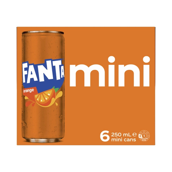 Cca 6 Pack CCA SOFT DRINK 250ML 6PACK:FANTA ORANGE:.:6 PACK 