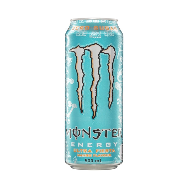 Monster Ultra Fiesta Mango Flavour Energy Drink Can 500mL