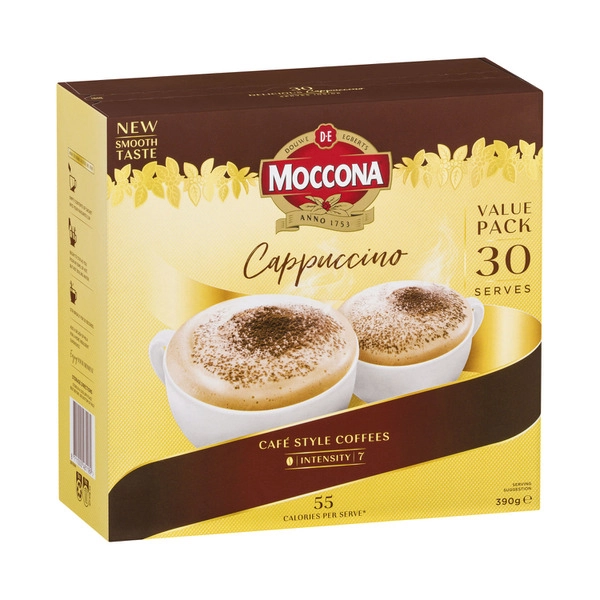 Moccona Cafe Classics Cappuccino Sachets 30 pack