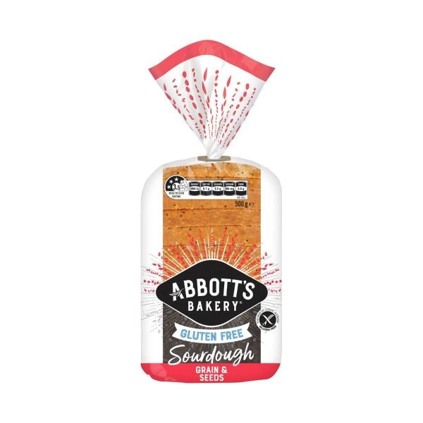 Abbott's Bakery Gluten Free Sourdough Grain And Seeds 500g