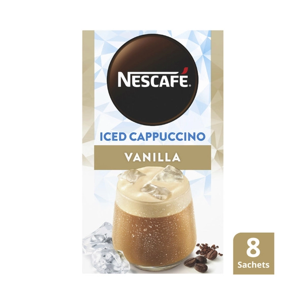 Nescafe Iced Vanilla Coffee Sachets 8 pack