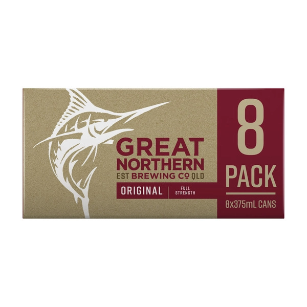 Great Northern Original Can 375mL 8 Pack