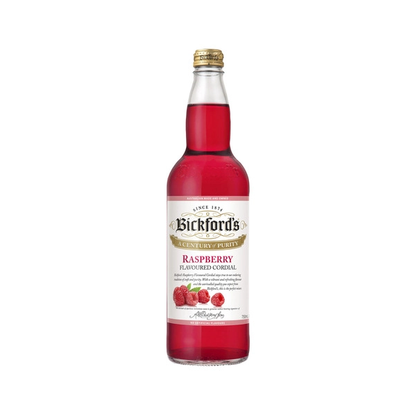 Bickford's Raspberry Cordial 750mL