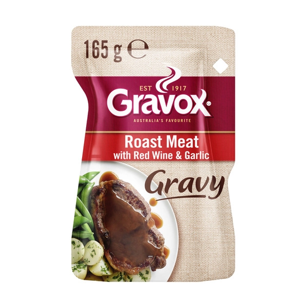 Gravox Roast Meat With Red Wine & Garlic Liquid Gravy Pouch 165g