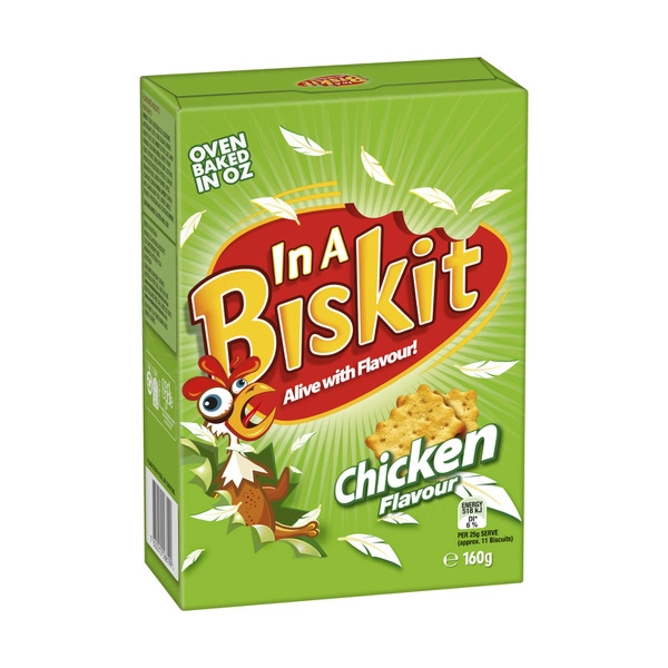 In A Biskit Chicken Flavoured Crackers 160g