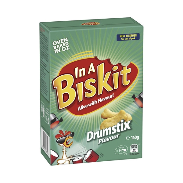 In A Biskit Chicken and Drumstick Flavoured Crackers 160g