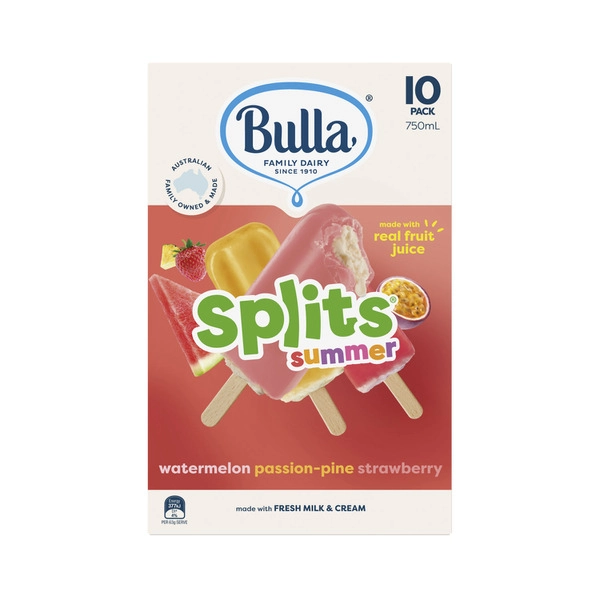 Bulla Splits Summer Splits 10 Pack 750mL