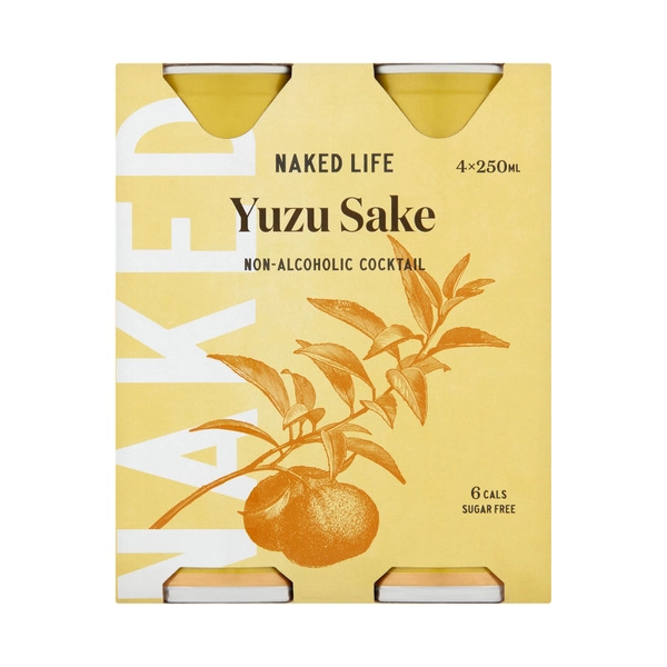 Naked Life Non-Alcoholic Cocktail Yuzu Sake 4 pack