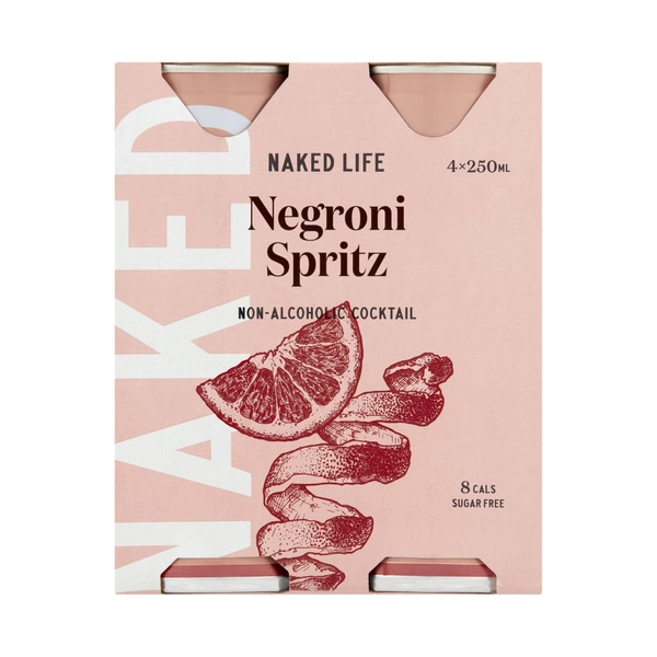 Naked Life Non-Alcoholic Cocktail Negroni 4 Pack