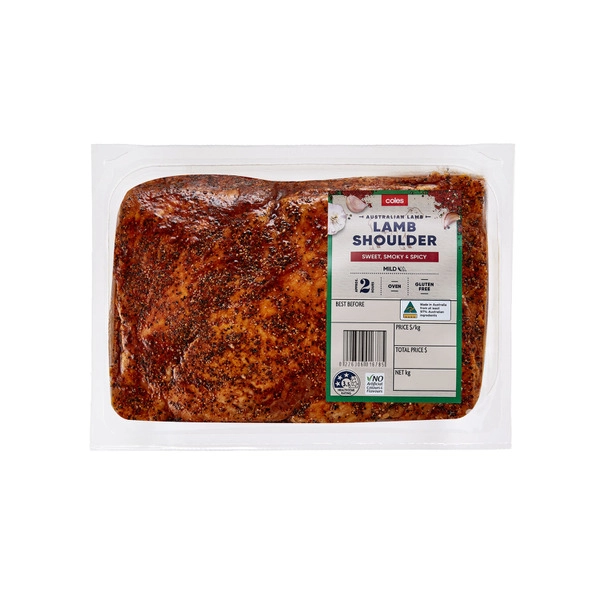 Coles Lamb Shoulder Butterflied With Smokey Marinade approx. 800g