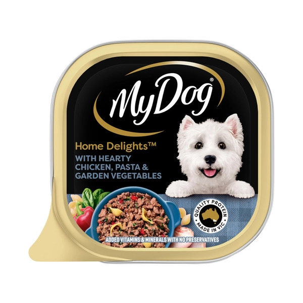 My Dog Home Delights Chunks In Gravy With Slow Cooked Chicken Pasta And Vegetables 100g