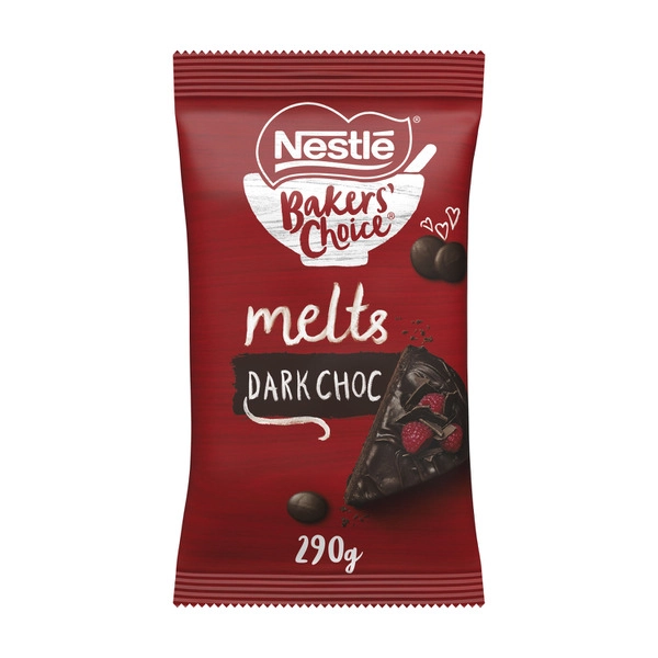 Nestle Bakers' Choice NESTLE BAKERS' CHOICE BAKING DARK CHOCOLATE MELTS 290G 