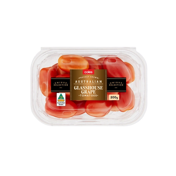 Coles Tomatoes Glasshouse Grape 200g