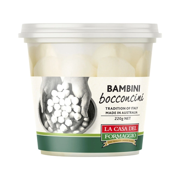 La Casa Del Formaggio Bocconcini Bambini Cheese 220g