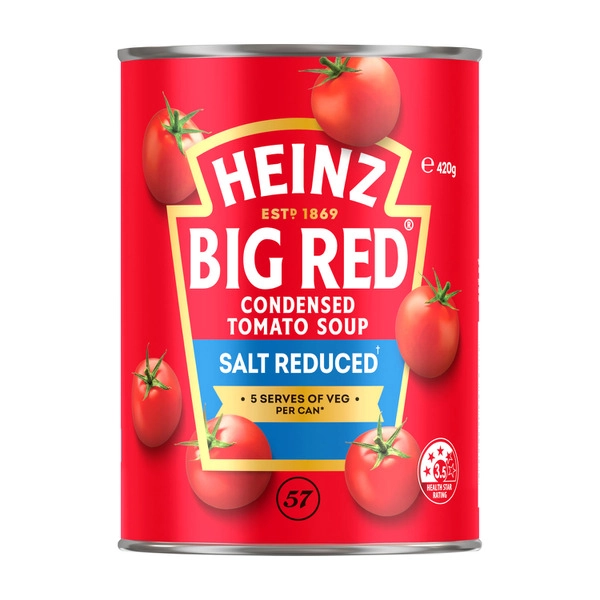 Heinz Big Red Tomato Soup Can Salt Reduced 420g