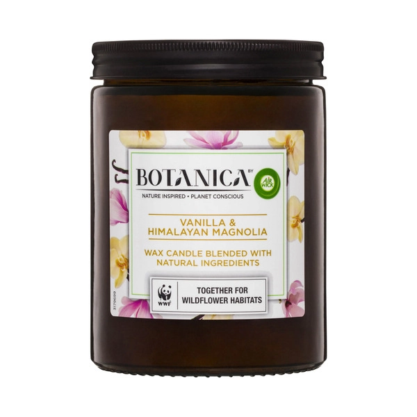 Botanica By Air Wick Scented Candle Vanilla & Himalayan Magnolia 1 each