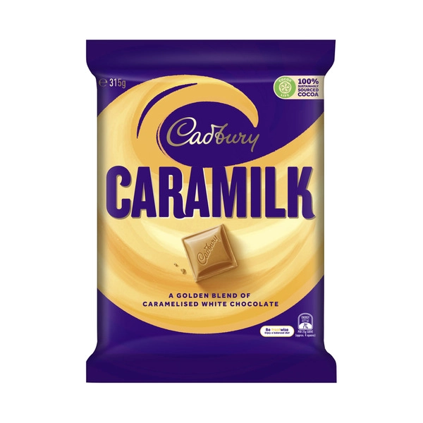 Cadbury Caramilk Large Chocolate Block 315g