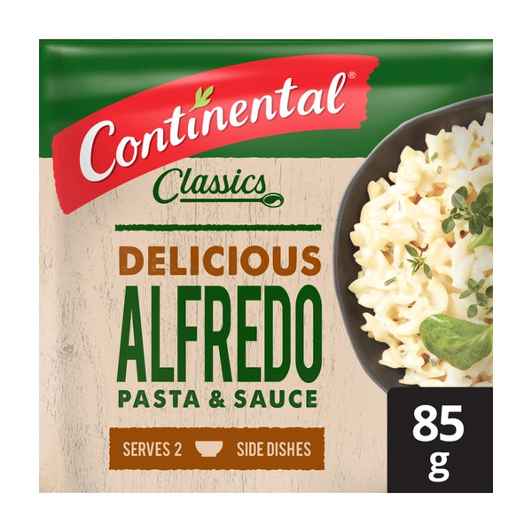 Continental Alfredo Pasta & Sauce Serves 3 85g