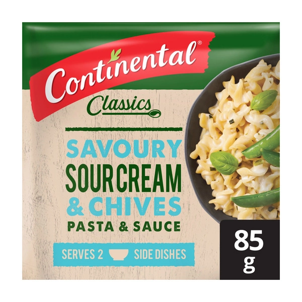 Continental Sour Cream & Chives Pasta & Sauce Serves 3 85g