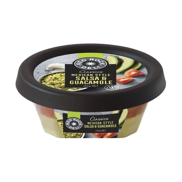 Red Rock Deli Classics Mexican Style Salsa Guacamole 190g