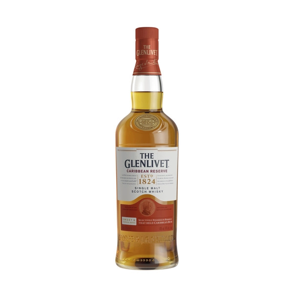 Glenlivet Caribbean Reserve Single Malt Scotch Whisky 700ml 1 Each