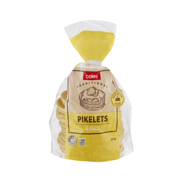 Coles Pikelets 8 Pack 200g