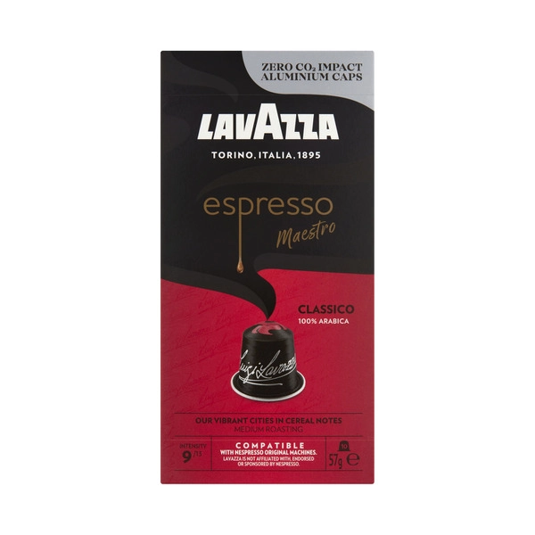 Lavazza Espresso Classico Nespresso Compatible Coffee Pods 10 pack