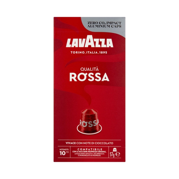 Lavazza Qualita Rossa Nespresso Compatible Coffee Pods 10 pack