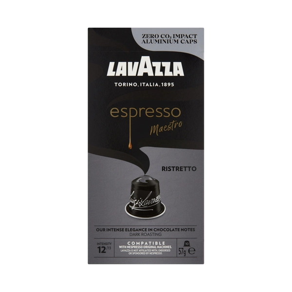 Lavazza Espresso Ristretto Nespresso Compatible Coffee Pods 10 pack