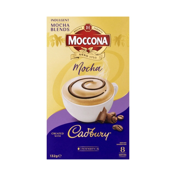 Moccona Cadbury Mocha Sachets 8 pack